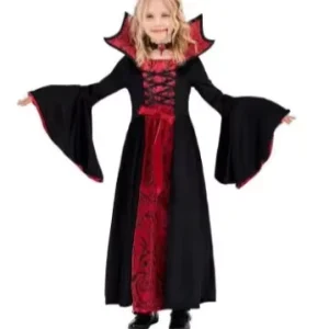 New Children’s Girls Vampire Echo Halloween Performance Costume Role-Playing Outfit ODM