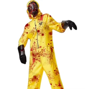 New Design Game Scary Horror Yellow Clothing Cosplay Costumes Adult Halloween