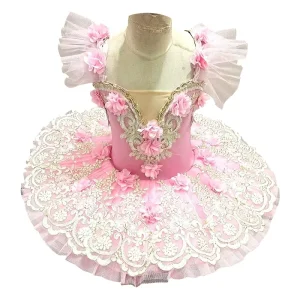 New Factory Price Newest Tutu Dresses for Girls Kids Professional Ballet Tutu Performance Wear