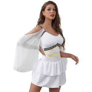 New Halloween Ancient Rome Cleopatra Costume Greek Goddess Cosplay Uniform Sexy Queen Dress Costume