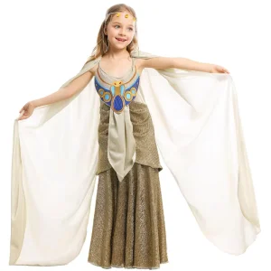 New Halloween Costume Ancient Egyptian Mythology Girls Dress Children’s Egyptian Pharaoh Stage Performance Costume