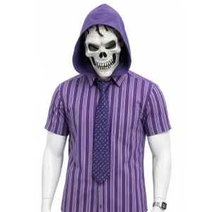 New Skeleton King Cosplay Costume Set Skull Role Play Suit for Halloween Party & Daily Wear
