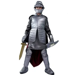 New Style Boys Medieval Roman Gladiator Costume Kids Royal Knight Warrior Outfit Halloween Costumes for Kids
