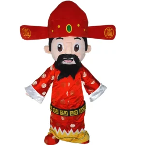 New Style God of Fortune Costume Mascot for New Year mascot Costume costume