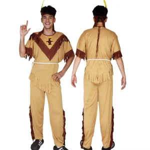 Newly Designed Indian Costume for Halloween Carnival Party Performance and Role Play Suit