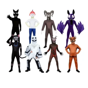 Night Forest Echo Deer Monster Halloween Costume Polyester Unisex Children’s Performance Costume