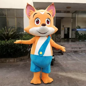 OEM Fox Cartoon Mascot Suit Animal Costume for Adults