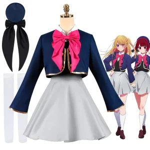 OSHI NO KO Kana School Uniform Cosplay Costume Set with Hat