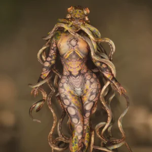 Octpus Jumpsuit Fantasy Bodysuit Performance Clothes Sexy Halloween Costumes for Theme Party in stock