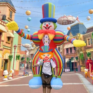 Outdoor Inflatable Parade Costume Circus Performance Walking Clown Puppet