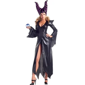 PU Patent Leather Witch Costume