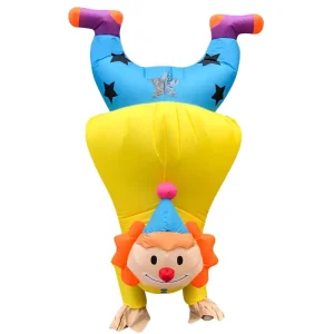 PVC Adult Inflatable Clown Costume for Halloween Carnival Party Cosplay