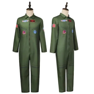 Pilot Halloween Polyester Uniform for Party and Stage Performance