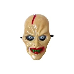 Plastic Vampire Zombie Horror Mask with Realistic Film Prop Design for Halloween Cosplay