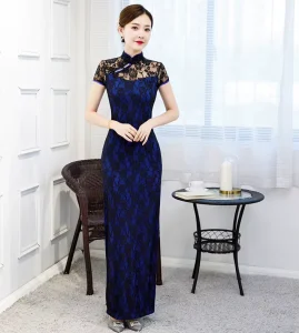 Plus Size Retro Cheongsam Qipao Dress for Women and Mothers