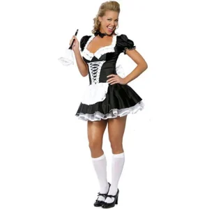 Plus Size Women’s Maid Lingerie Role-Play Cosplay Costume