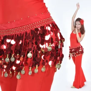 Popular Belly Dance Costume Hip Scarf for Women Dress for Customized Styles Adults Performance Stage & Dancerwear 100 Pieces