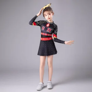 Primary Secondary School Students’ Sports Team Aerobics Children’s Cheerleading Performance Uniforms
