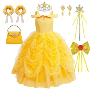 Princess Cosplay Dress for Girls Halloween Party Costume