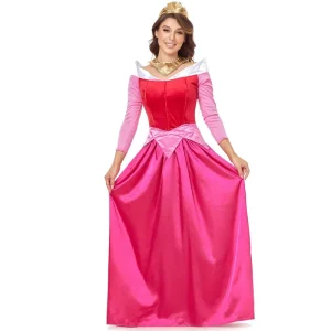 Princess Peach Dress Adult Cosplay Costume for Women