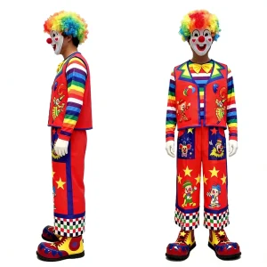 Professional Clown Costume for Halloween, Small Batch