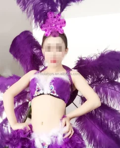Purple Dance Costume Carnival Costume Samba Costume for Adult