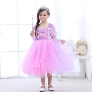 Q187 European Style Princess Costume Dress for Girls
