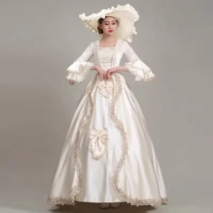 QQWZ055 British Queen’s European Women Court Costume European Dress Costume Princess Stage Costume
