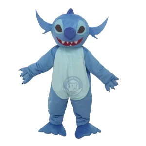 Qiman Custom Adult Size Stitch Plush Animal Cartoon Mascot Costume for Sale
