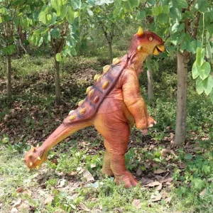 Realistic Life-Size Plastic Dinosaur Costume for Adults, Indoor and Outdoor Use