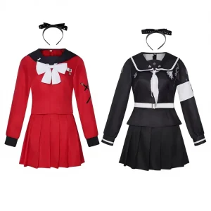 Red JK Uniform Anime Cosplay Costume Japanese Style School Outfit for Stage Performance