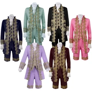 Regency Steampunk Tailcoat Victorian Prince Costume for Adult Men