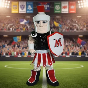 Roman Warrior Knight Mascot Costume Character Suit for School Spirit and Sports Events