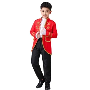 Russian Traditional Costume Male Performance Uniform Children’s Stage Costume