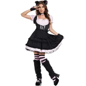 S-L European American Lolita Maid Cosplay Uniform