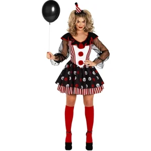 S-XL Halloween Circus Zombie Clown Cosplay Costume
