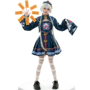 S l Japanese Zombie Costume Ghost Halloween Anime Cosplay Dress