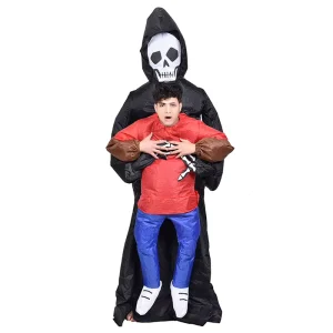Sale Inflatable Costume for Halloween Decoration Halloween Cosplay Grim Reaper Costumes Party Clothes