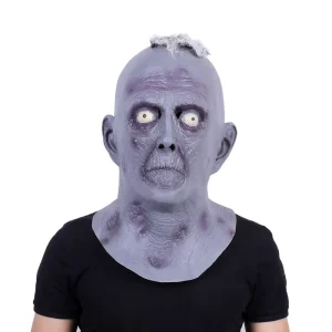 Scary Halloween Zombie Mask Cosplay Prop for Party and Festivals Latex and Latex Material Terror and Horror Style