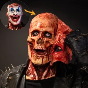 September Horror Full Face Custom Halloween Lifelike Head Latex Mask for Party