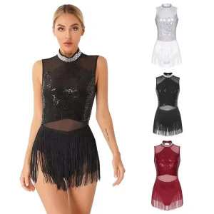 Stage Dance Wear Latin Ballroom Dance Dresses Latin Tango Rumba Cha Cha Samba Performance Costume Sexy Dance Wear Training