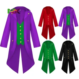Tailcoat Medieval Clothing Stage Costume Halloween Party Cosplay Costume
