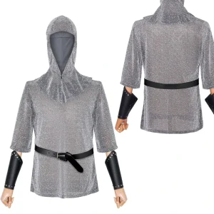 Templar Knight Medieval Chainmail Shirt Costume MAH01