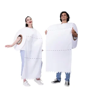 Toilet Roll Paper Costume for Men and Women