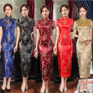 Traditional Chinese Clothing Qipao Cheongsam National Dress