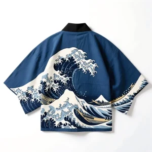 Traditional Japanese Kimono Women Cosplay Costume for Halloween Party HAPPI