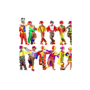 Unisex Adult Clown Cosplay Costume HPC-3158