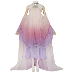 Unisex Adult Japanese Chiffon Top Cosplay Costume Set Polyester Anime Party Dress