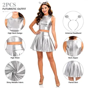 Unisex Bee Costume Polyester Mini Skirt Cosplay Outfit M-XL