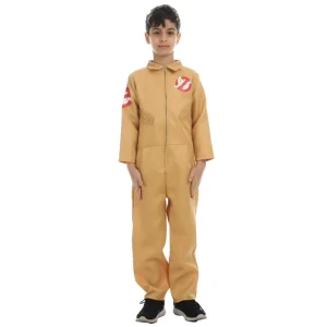 Unisex Ghost Hunter Bodysuit Costume for Children with Accessories